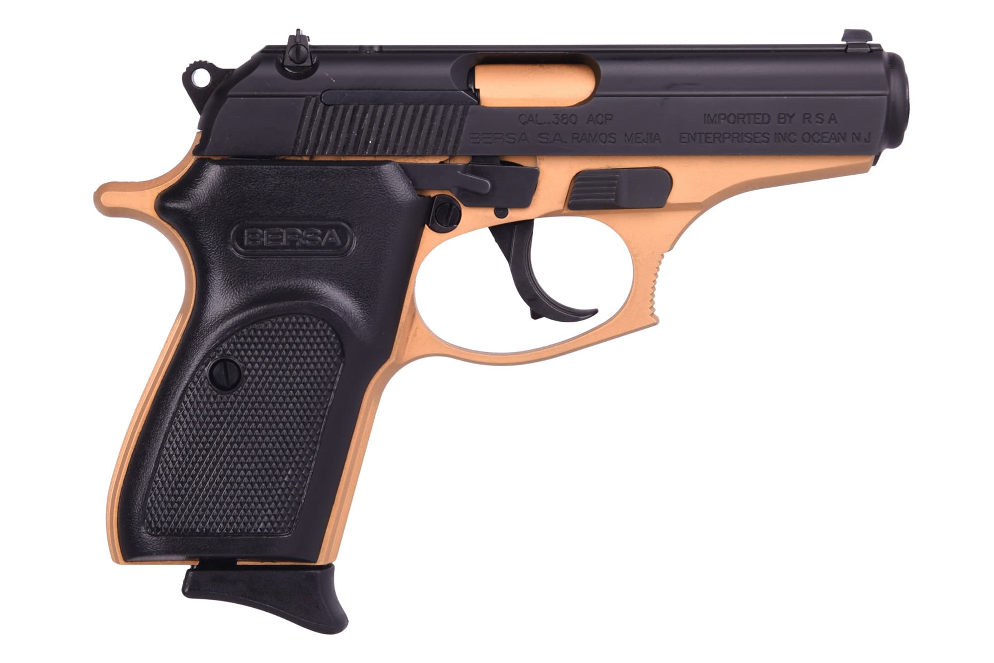 Bersa Thunder 380ACP, 3.5in. Barrel, 8rd - Gold (T380GLD8)