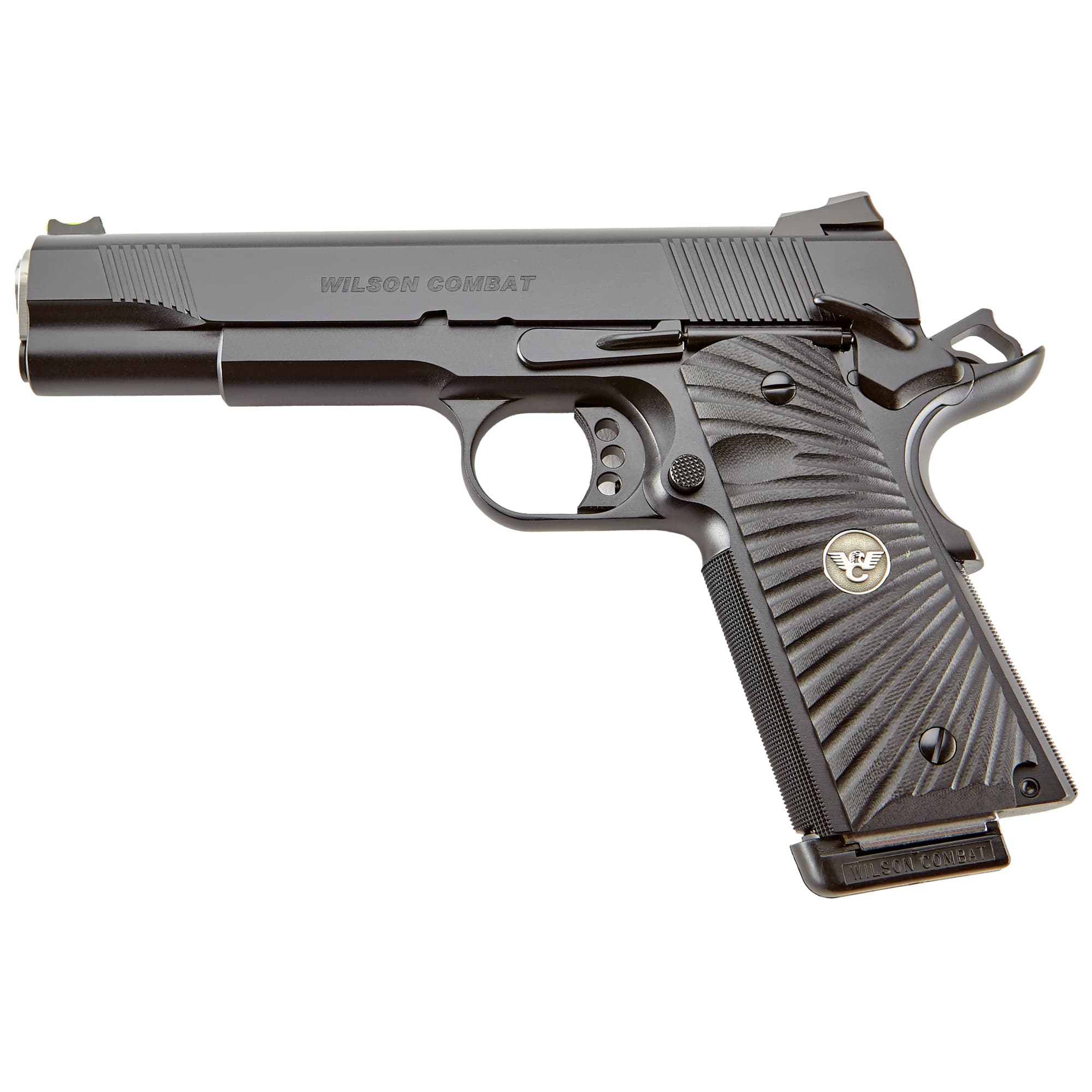 Wilson Combat CQB 45 ACP 5 Inch 8 Rounds Armor Tuff G10 Grips Fiber Optic Front Sight