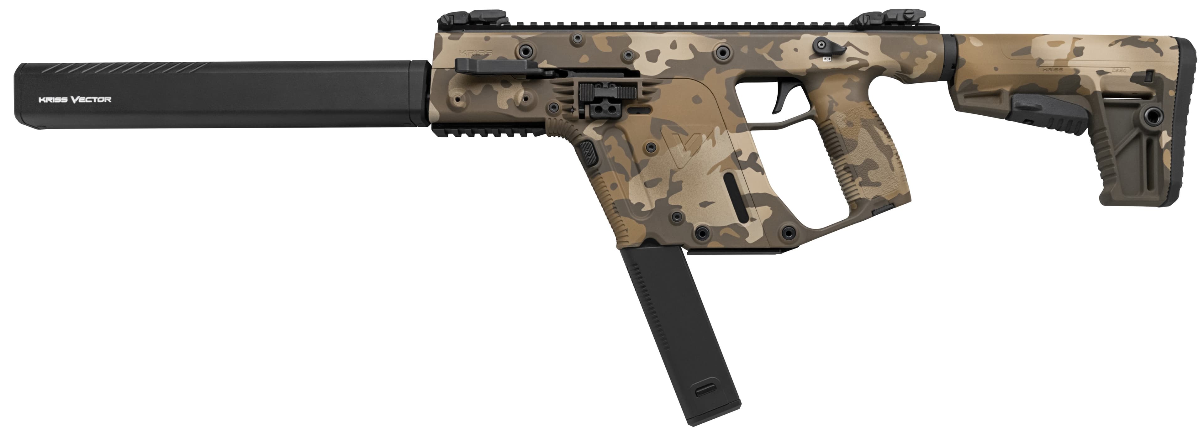 Kriss Vector CRB G2 9mm 16in 40rd Flat Dark Earth Camo