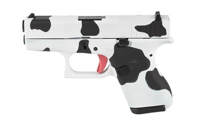Glock 42 380acp 6rd Cow Print