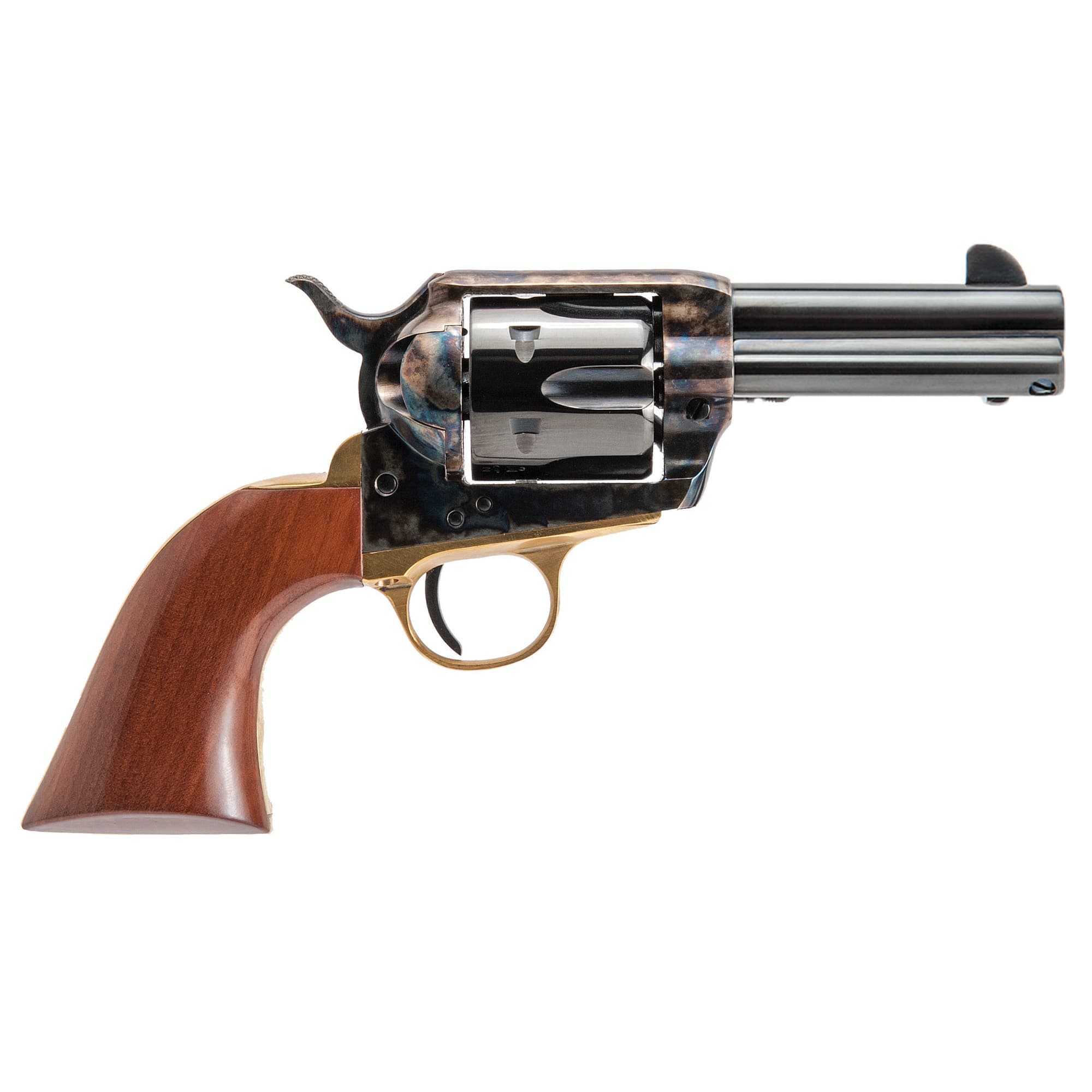Cimarron Firearms Pistolero 9mm Luger 3.5 inch 6 Round Color Case Hardened