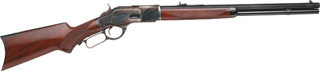 Taylors & Company 550181 1873 Taylor's Trapper Lever Action 357 Mag Caliber with 10+1 Capacity, 18" Blued Octagon Barrel, Color Case Hardened Metal Finish & Walnut Stock (Full Size)