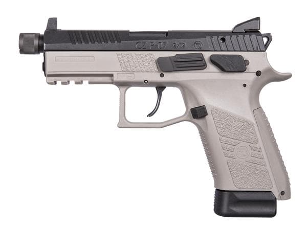 CZ P-07 9mm Luger 4.36in Threaded Barrel 17rd Urban Grey Night Sights Suppressor-Ready