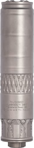 Rugged Alaskan360 Ti Suppressor Taper Lock 9mm Luger to .338 Lapua