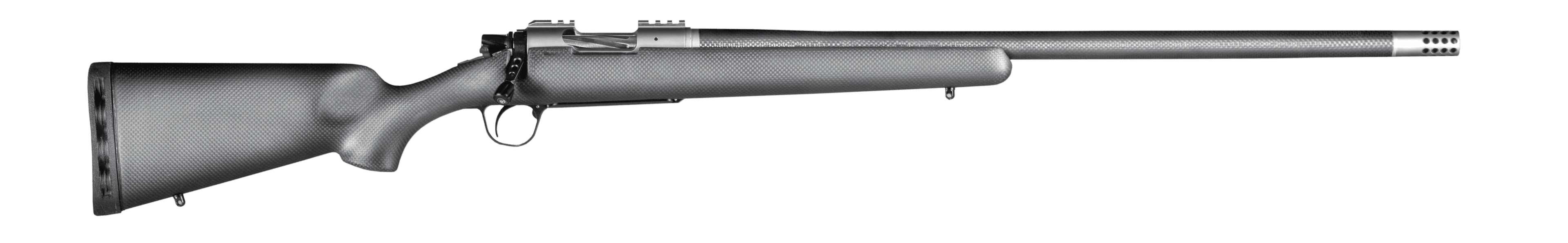 Christensen Arms 8010800101 Summit TI  Full Size 6.5 PRC 3+1, 24" Natural Titanium Steel Threaded Barrel, Natural Titanium Aluminum Receiver, Natural Carbon Fiber Fixed Sporter Stock