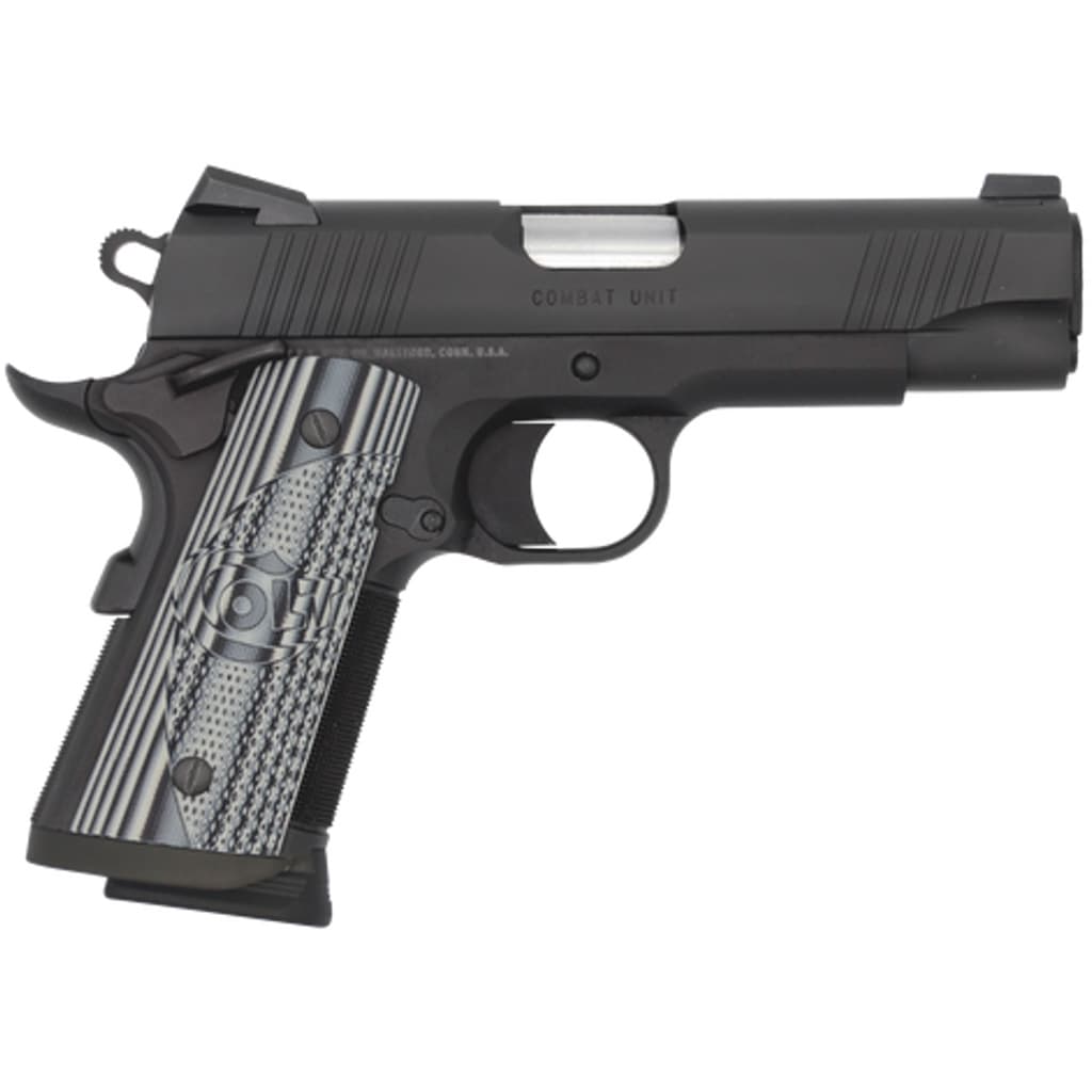 Colt 1911 Ccu 9mm 4.25 inch 9+1 Anodized Dark Diamond Carbon Gray G Ten