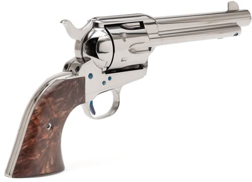 Standard Manufacturing SAA Nickel Revolver .45 Colt 6rd Capacity 5.5" Barrel 2 Piece Grip