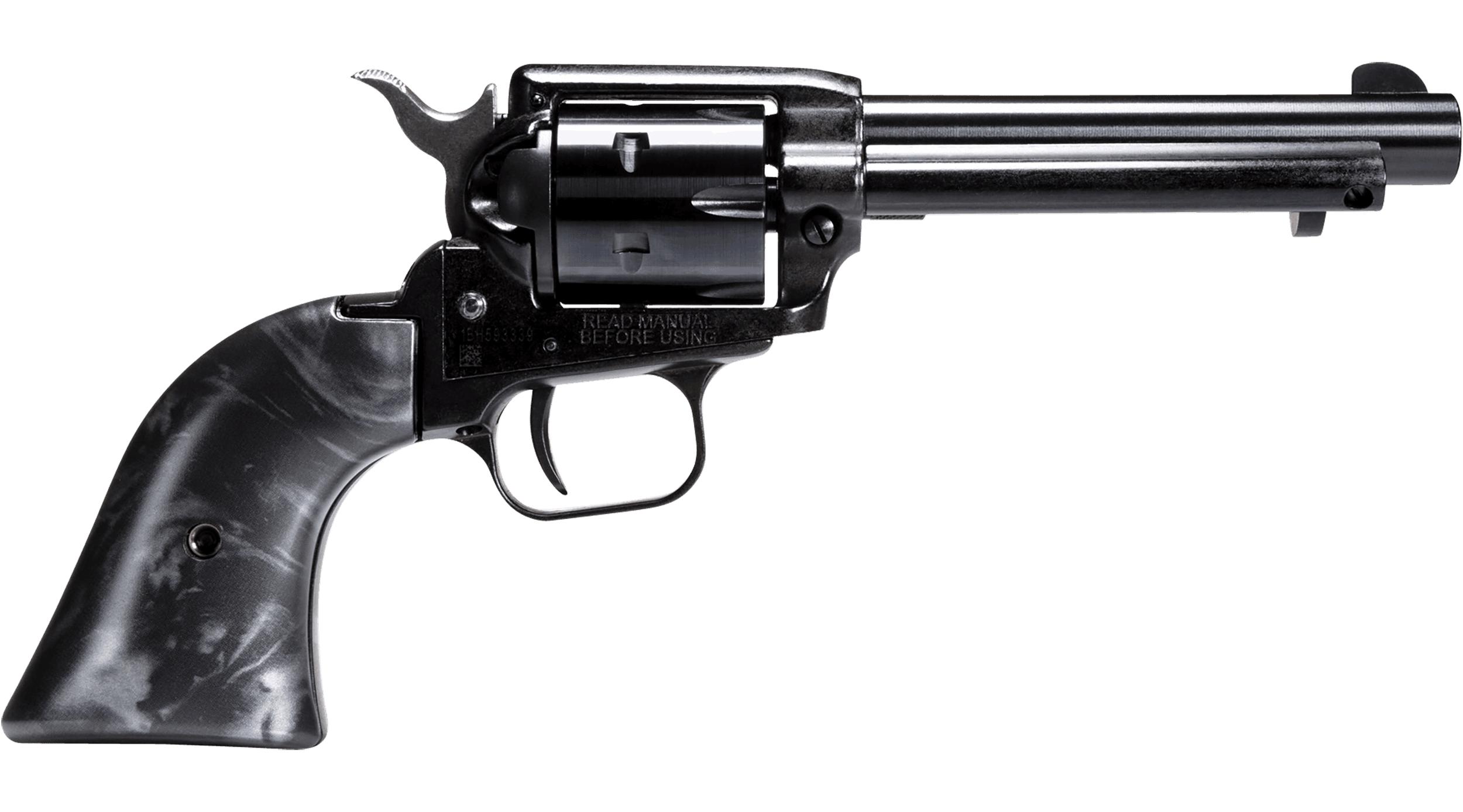 Heritage Rough Rider Revolver 22 Long Rifle 4.75 Inch 6 Round Black Pearl