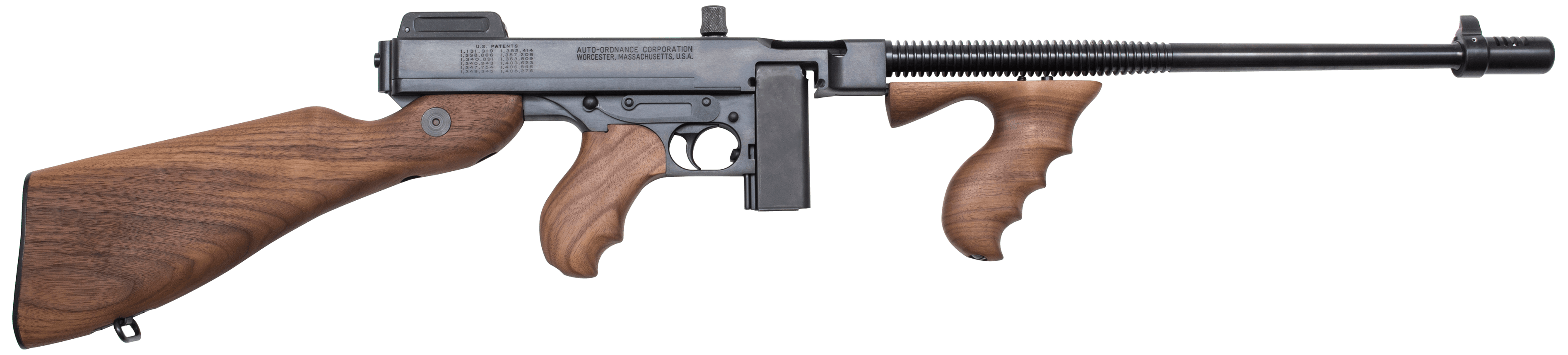 Auto Ordnance Thompson T110S 1927A-1 .45 ACP 16.5in 10 Rounds Blued Walnut