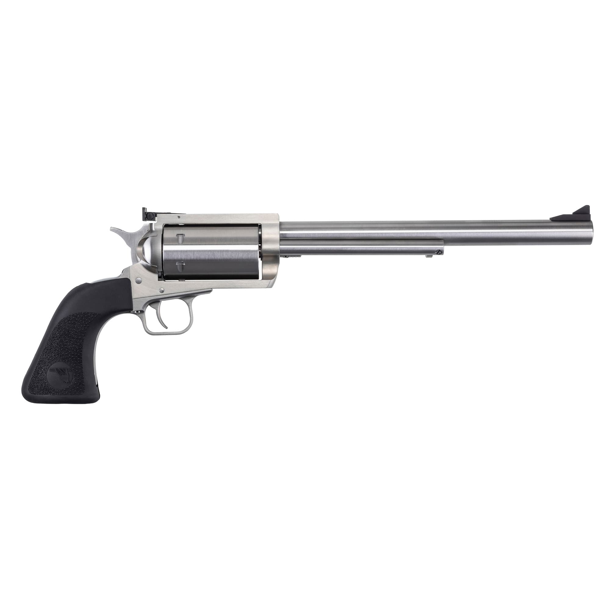 Magnum Research BFR30306 BFR  Extra Large 30-30 Win 6 Shot 10" Brushed Stainless Steel Barrel & Cylinder, Stainless Steel Frame, Black Hogue Rubber Grip, Exposed Hammer