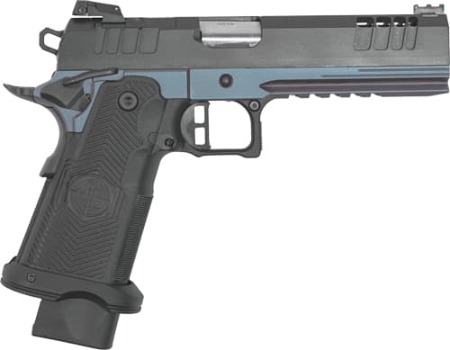 Great Lake Firearms GLFA 1911DS Synergy 9mm 5" 20-Round Blue Titanium Frame