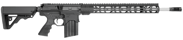 Rock River Arms 65C1534BT LAR-BT3 Predator HP 6.5 Creedmoor 20+1 20" Stainless Fluted Barrel, Black Billet Rec, OEM Operator CAR Stock & Operator Brake, 17" M-LOK Handguard, Hogue Rubber Grip