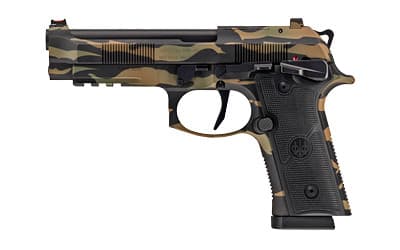 Beretta 92Xi Sao 9mm Luger 4.7 inch 10 Rounds Tiger Camo Cerakote Optics Ready