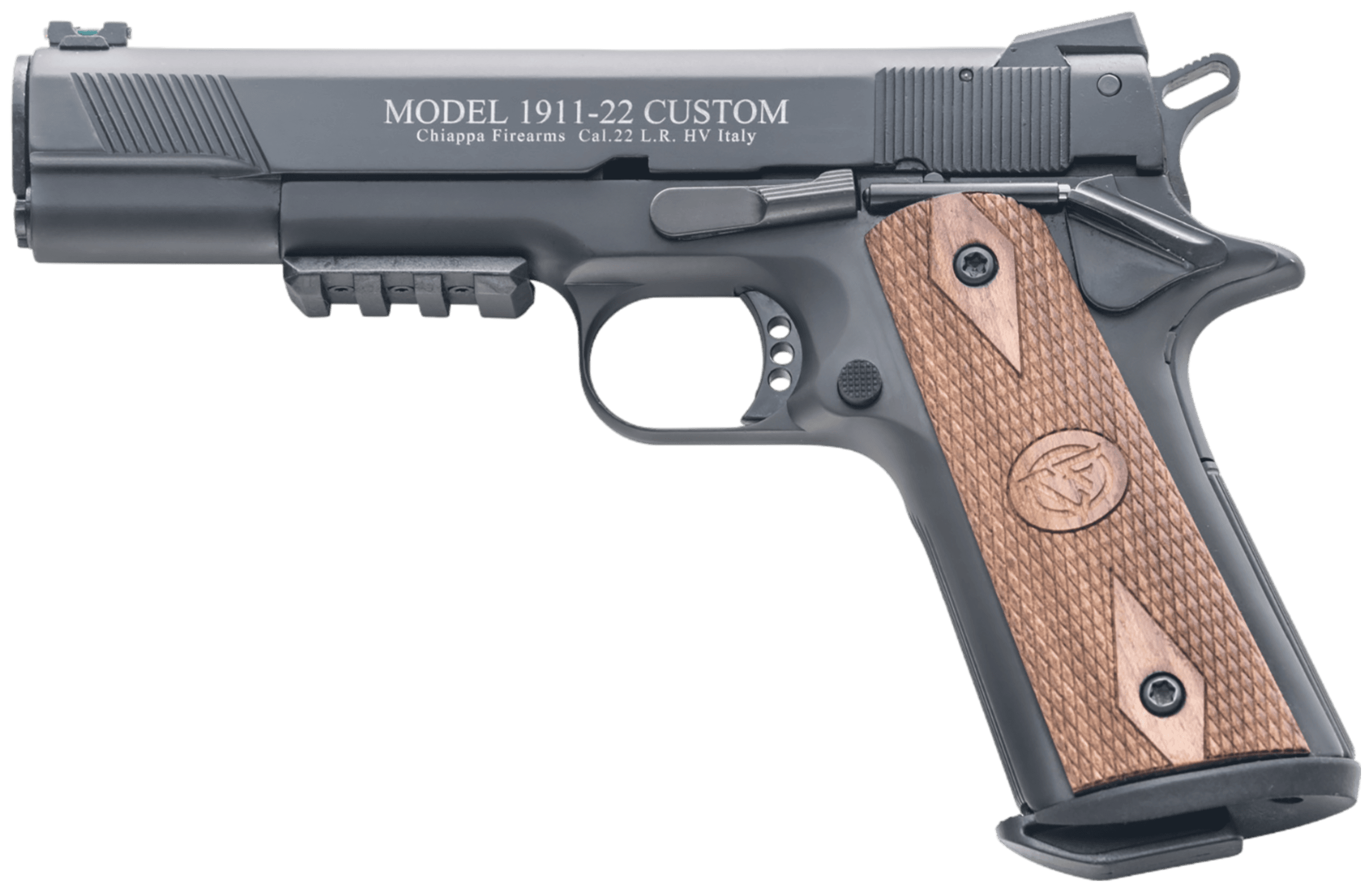 Chiappa Firearms 1911-22 Custom 22 Long Rifle 5in Barrel 10 Rounds Blued
