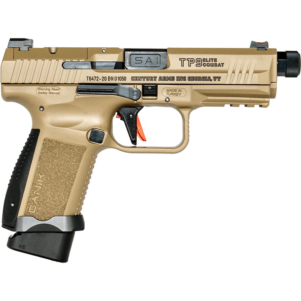 Canik TP9 Elite Combat 9mm Luger 4.73in 18rd FDE