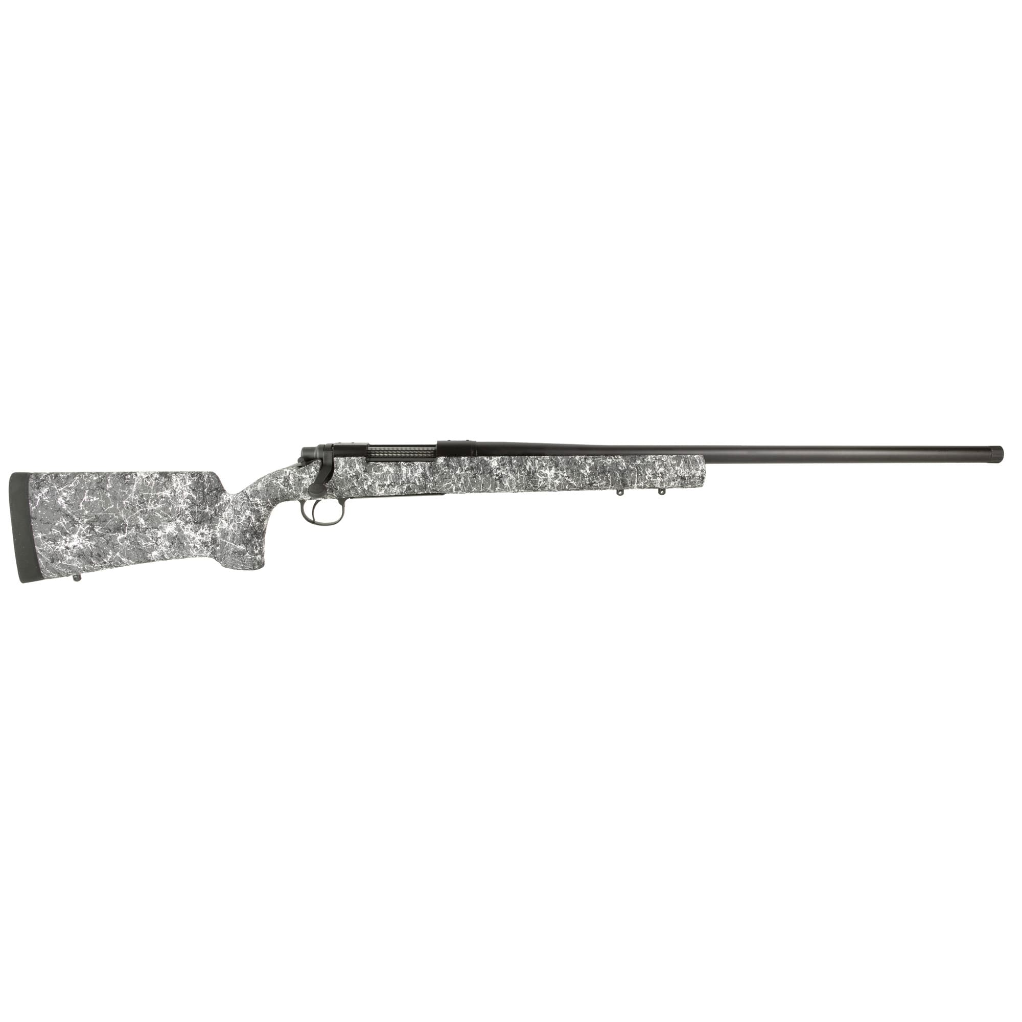 Remington 700 Long Range 6.5 PRC 26" 3 Rounds Grey with White Web Synthetic