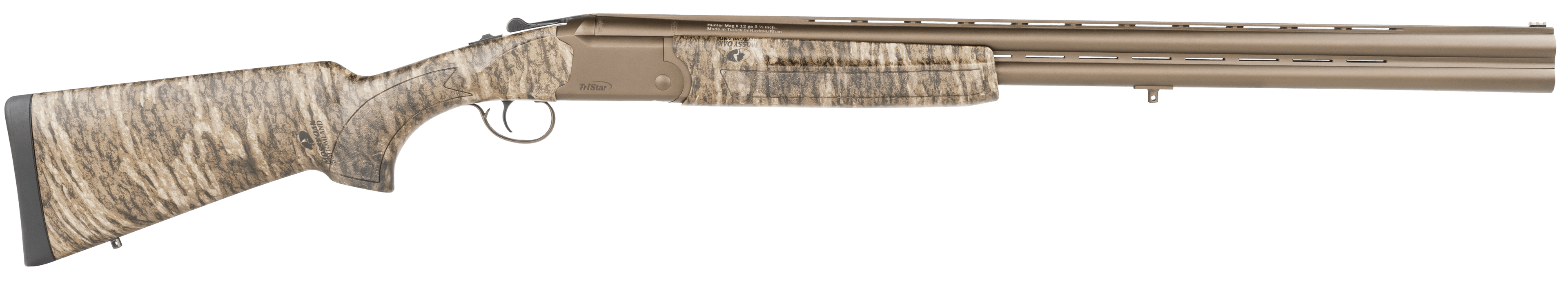 TriStar Arms Hunter Mag II 12GA, 28in. Barrel, 2rd, Mossy Oaks Bottomland Camo Stock & Forend - Bronze (35228)