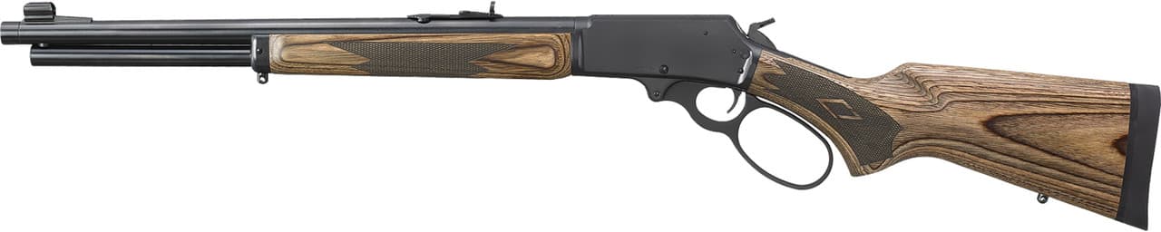 Marlin 70456 1895 Gun Guide 45-70 Gov 6+1 19.10" Satin Blued Steel Threaded Barrel, Blued Steel Receiver, Fixed Brown Laminate Stock