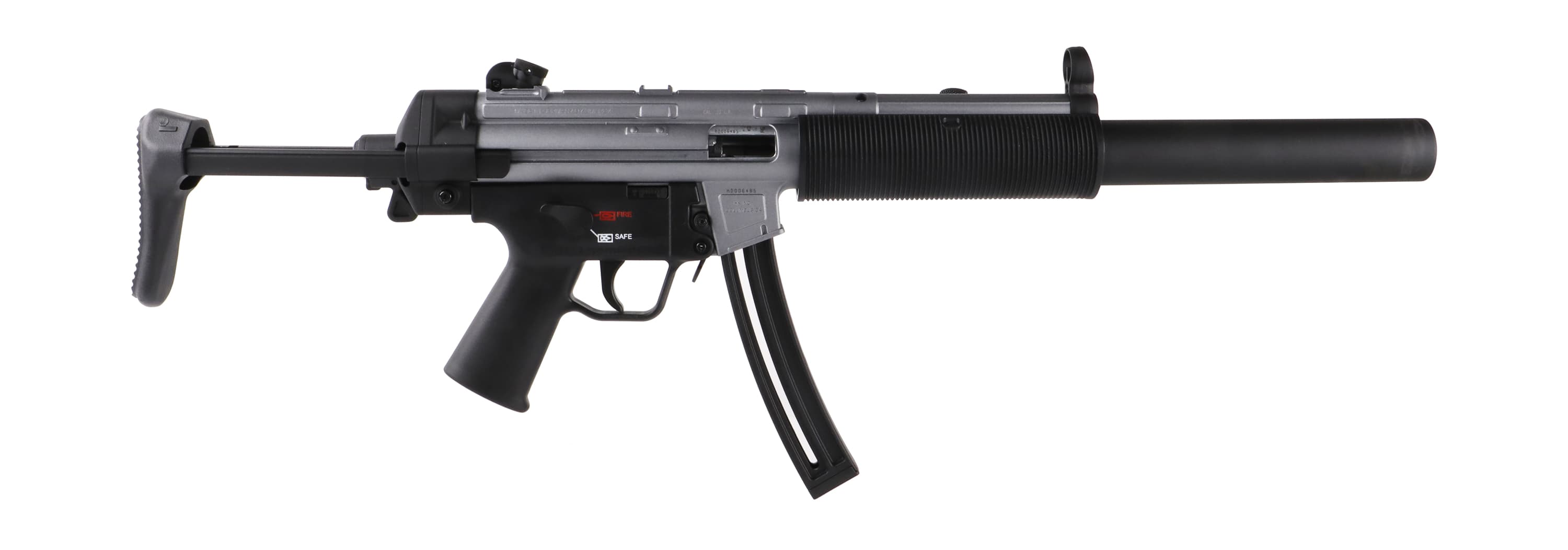 Heckler & Koch Mp5 22 Long Rifle 16 Inch 25 Rounds Gray