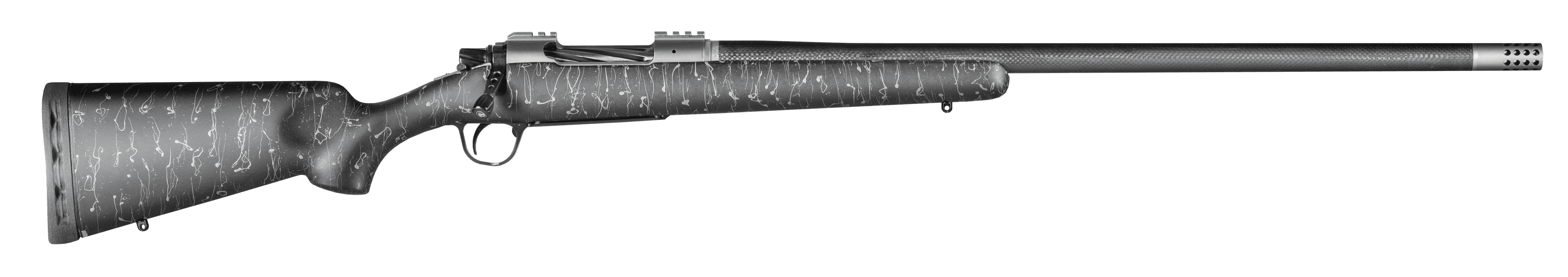 Christensen Arms CA10268315331 Summit TI  Full Size 7mm Rem Mag 3+1, 26" Natural Titanium Steel Threaded Barrel, Natural Titanium Aluminum Receiver, Black w/Gray Webbing Fixed Sporter Stock