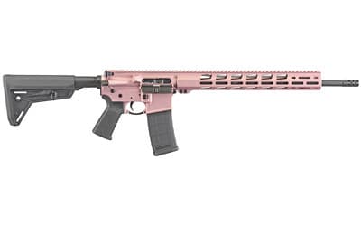 Ruger AR-556 MPR 5.56 NATO 18" 30 Rounds Rose Gold Cerakote