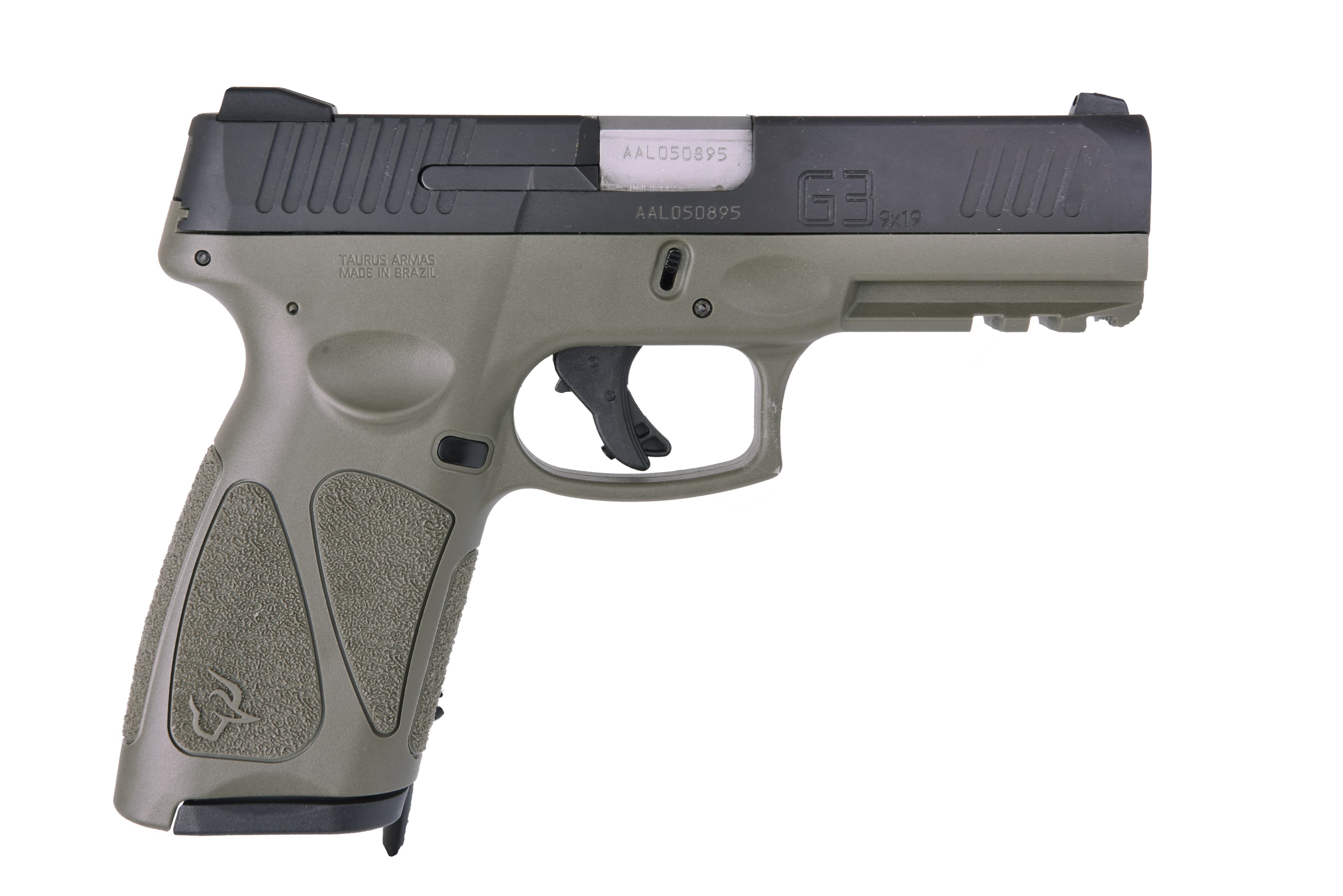 Taurus G3 9mm Luger 4 Inch 15 Rounds Olive Drab Green Polymer Frame