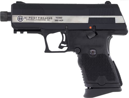 Hi-Point YC380CF 380 ACP 3.93" 10 Rounds Chrome Slide Polymer Frame