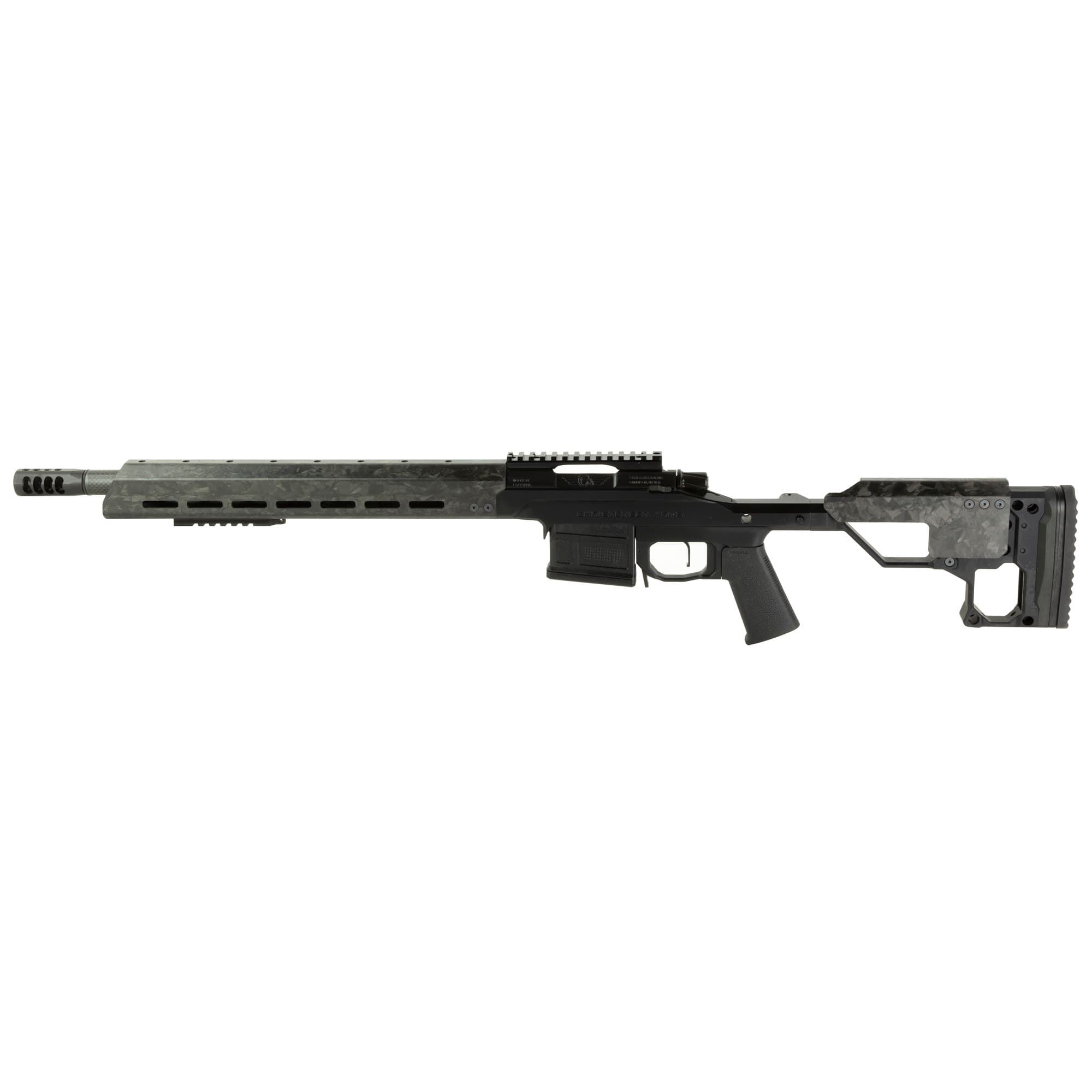 Christensen Arms 8010300100 Modern Precision 308 Win 5+1 16" Threaded Carbon Fiber Barrel, Black Nitride Finish, Black Anodized with Folding Stock, Polymer Grip