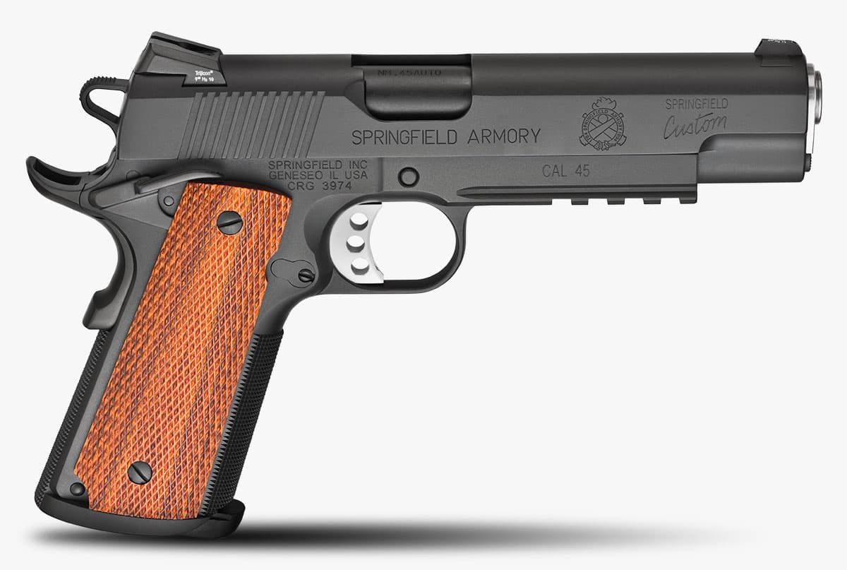 Springfield Armory 1911 A1 .45 ACP 5 Inch 7 Rounds Cocobolo Grip Night Sights