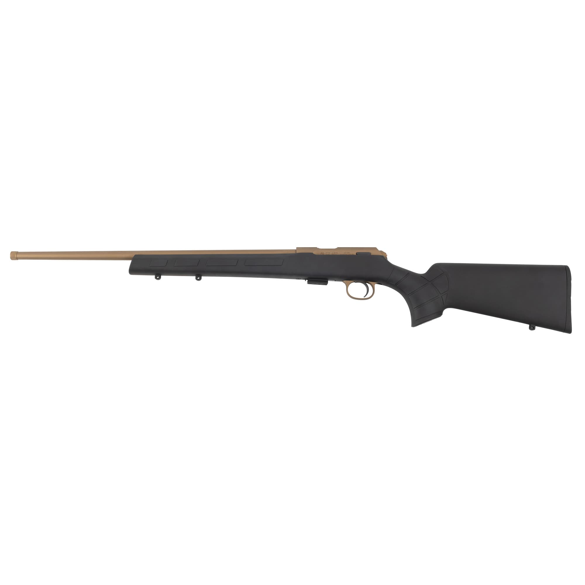Cz 457 American 22 Long Rifle 20in 5+1 Bronze Cerakote Synthetic Stock