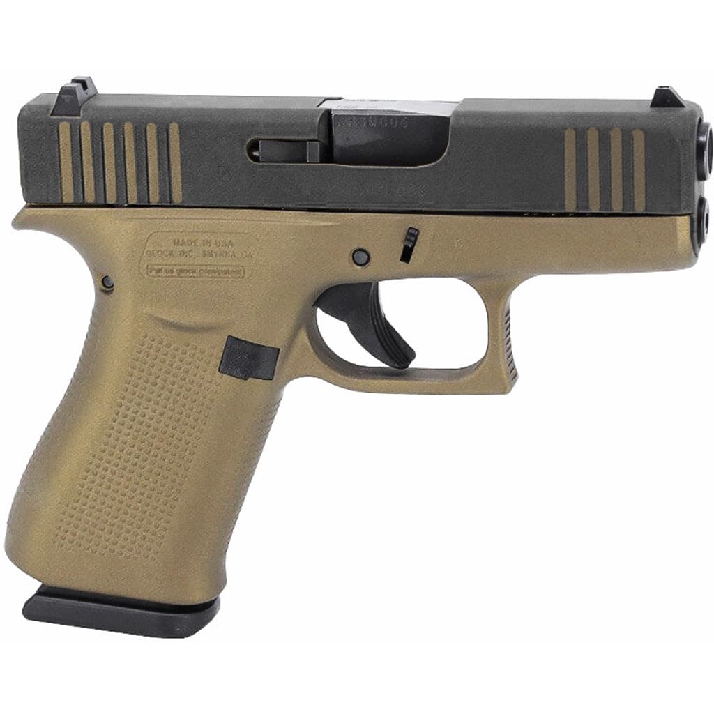 Glock G43X 9mm Luger 3.4in Barrel 10rd Bronze Finish