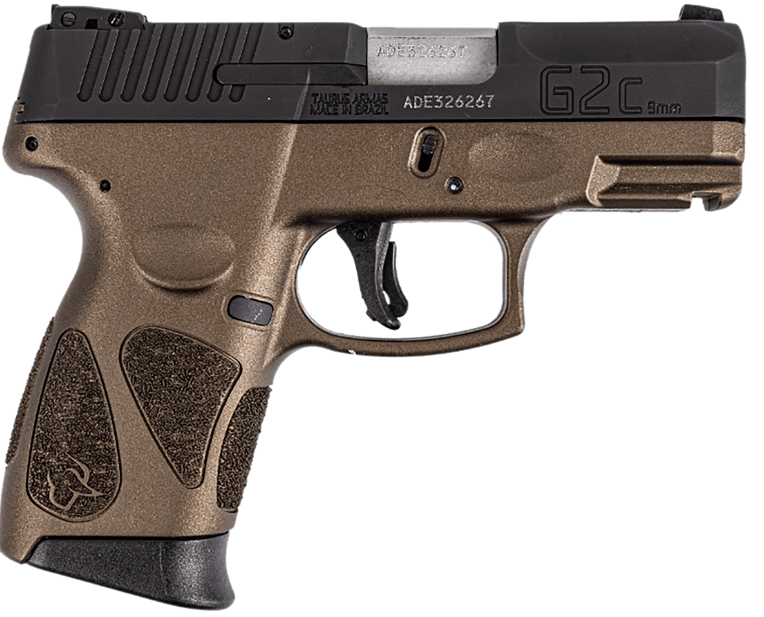 Taurus G2C 9mm Luger 3.26" 12+1 Matte Stainless Bronze