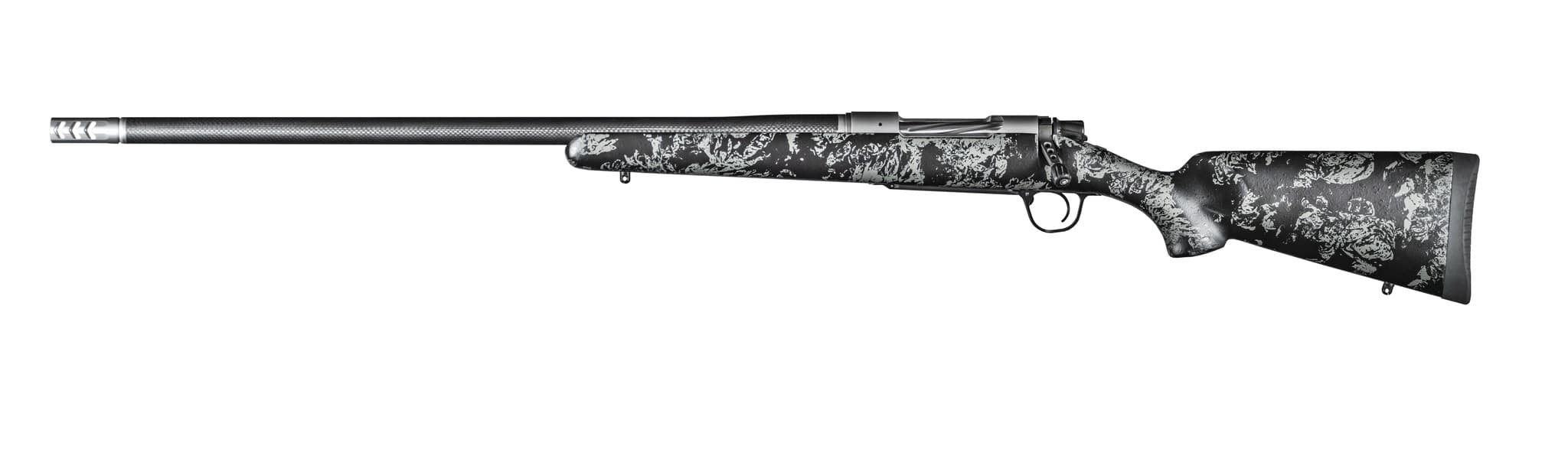 Christensen Arms 8010618400 Ridgeline FFT 300 PRC 3+1 22" Carbon Fiber/Threaded Barrel, Stainless Steel, Black with Gray Accents Stock,
