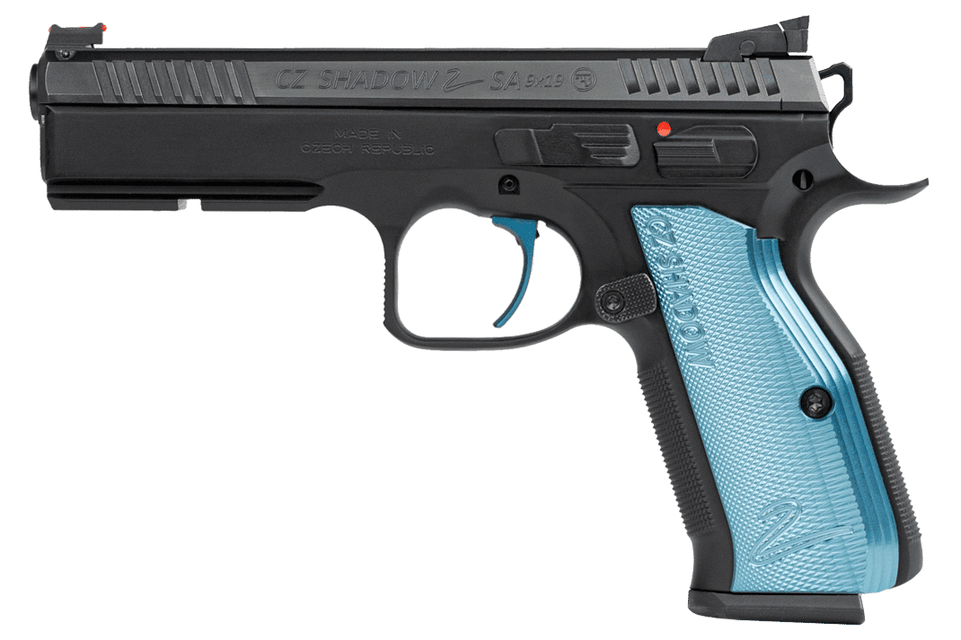 CZ Shadow 2 SA 9mm Luger 4.89 inch Barrel 17 Round Blue Grip