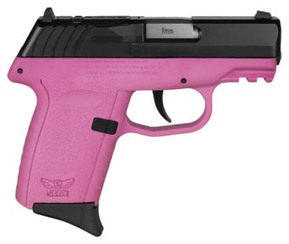 SCCY CPX-2 Gen 3 Sub-Compact Pistol - Black / Pink| 9mm | 3.1" Barrel | 10rd | No External Safety | Red Dot Ready