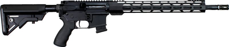 Alexander Arms RTA17BL Tactical 17 HMR 10+1 18" Black Fluted/Threaded Barrel, Picatinny Rail Black Aluminum Receiver, Black B5 Bravo Synthetic Stock
