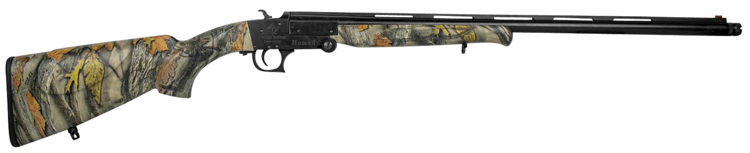 American Tactical Inc Nomad 20 Gauge 23 in Vent Rib 1 Round Camo Synthetic Folding Rec