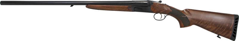 Iver Johnson Arms IJ800-28 IJ800  Full Size 12 Gauge Break Open 3" 2 Shot 28" Black Side By Side Barrel, Black Steel Receiver, Fixed Walnut Wood Stock, Ambidextrous