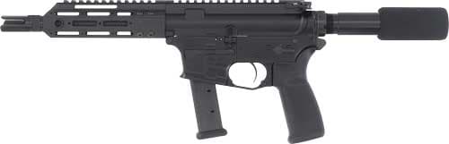 Christensen Arms 8011103300 CA9MM  9mm Luger 7.50" 21+1, Black Anodized, Black Buffer Tube Stock, Polymer Grip