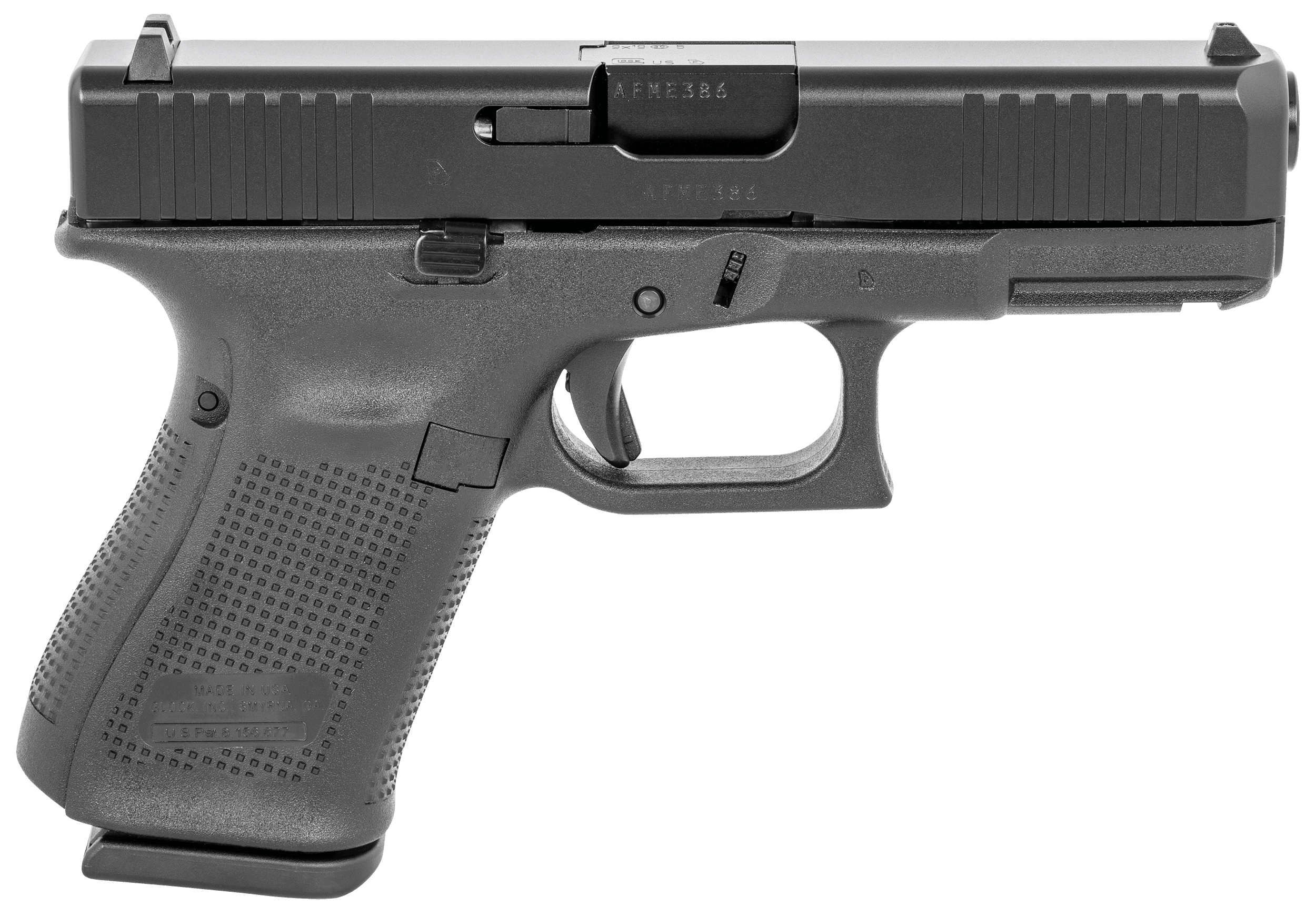 Glock G19 Gen 5 9mm Luger 4in Barrel 15rd nDLC Finish