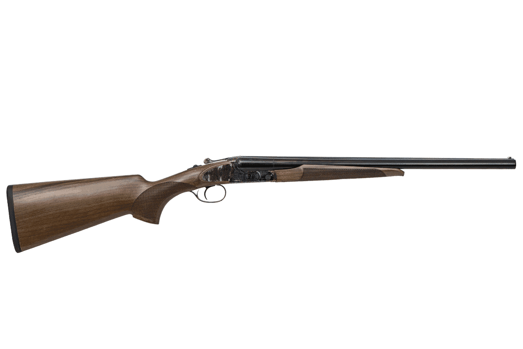CZ Sharp Tail Coach 12 Gauge 20in 2 Round Color Case Hardened Hard Chrome Walnutt