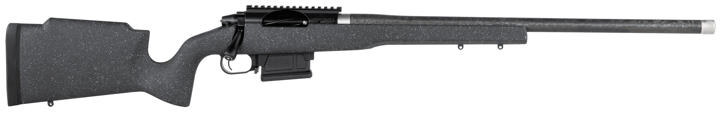 Proof Research 128428 Elevation MTR Full Size 6.5 Creedmoor 5+1 24" Carbon Fiber Match Grade Carbon Fiber Barrel Black Steel Receiver Black Granite