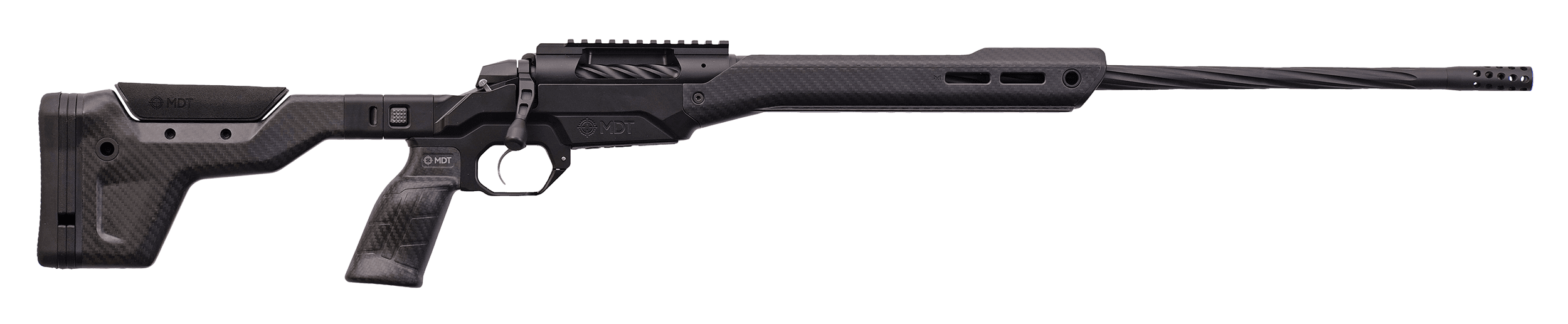 Weatherby 307 Alpine MDT Carbon 308 Winchester 24 Inch 3 Rounds Carbon Grey Finish