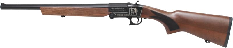 Iver Johnson IJ700 Youth 20GA, 18.5in. Barrel, 1rd, Wood Stock & Forend - Black (IJ70020Y18C)