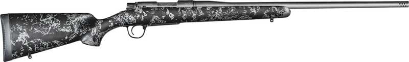 Christensen Arms 8010111700 Mesa FFT 308 Win 4+1 20" Threaded Barrel, Tungsten Gray Cerakote, Black with Gray Webbing Stock,