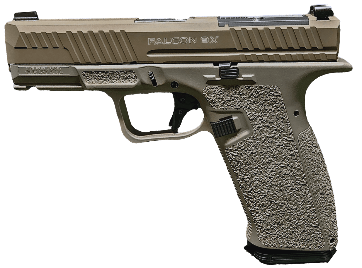 LFA LF9910022 FALCON 9X 9MM 4" FDE