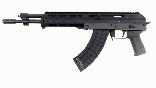 M+M Inc M10 HGA Hybrid Pistol - Black | 7.62x39 | 12.5" Barrel | 15" Picatinny Rail