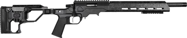 Christensen Arms Modern Precision Rifle Rimfire 22 Winchester Magnum Rimfire (WMR), 16in. Barrel, 30rd, Billet Chassis w/ Adj. Folding Stock, CF MLOK Handguard, CF Barrel - Black (NPN: 840290502309)