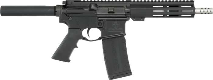 Great Lakes Firearms GL15223SSPBLK AR-15 Pistol 223 Wylde 7.50" 30 Rounds Stainless