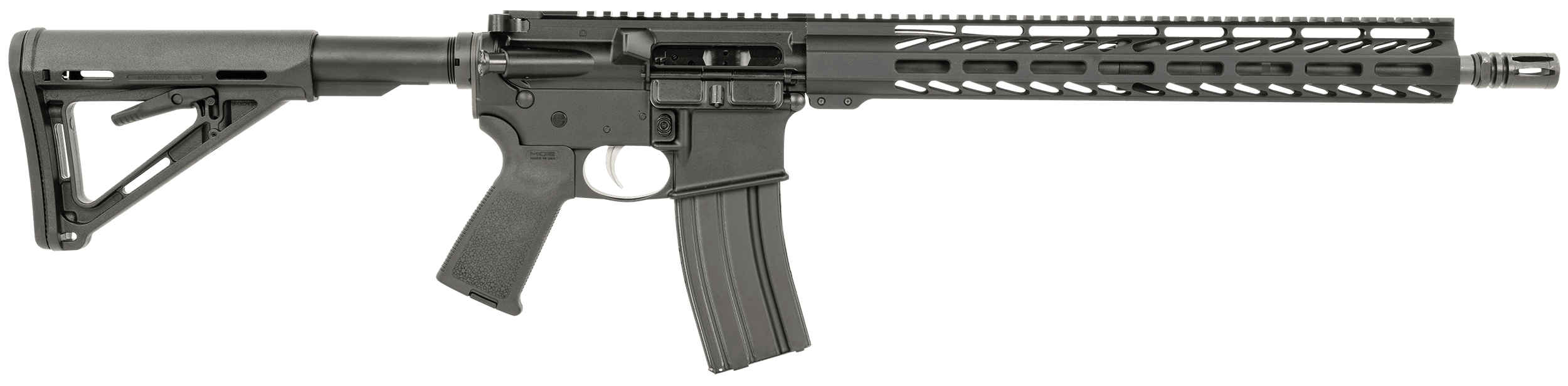 Anderson Manufacturing AM-15 Utility Pro 5.56x45 NATO, 16in. Barrel, 30rd, 12" MLOK Handguard, Magpul MOE Stock & Grip - Black (NPN: B2K869A031)